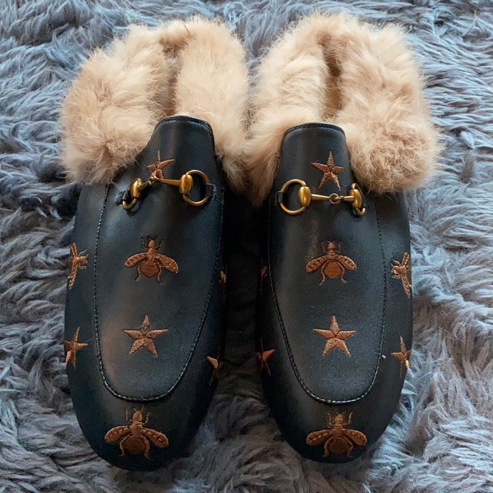 GEEDIAR Leather Mules